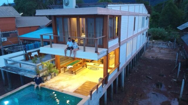 4Fish Waterfront Pool House - Villas in Lanta Old Town, Koh Lanta
